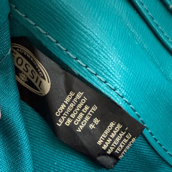 Fossil leather gold wallet - Picture 11 of 11